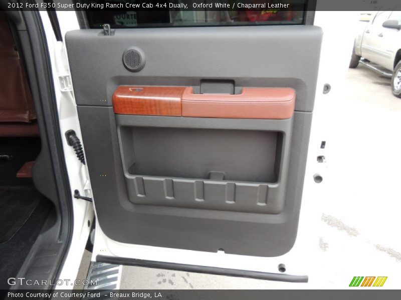 Oxford White / Chaparral Leather 2012 Ford F350 Super Duty King Ranch Crew Cab 4x4 Dually