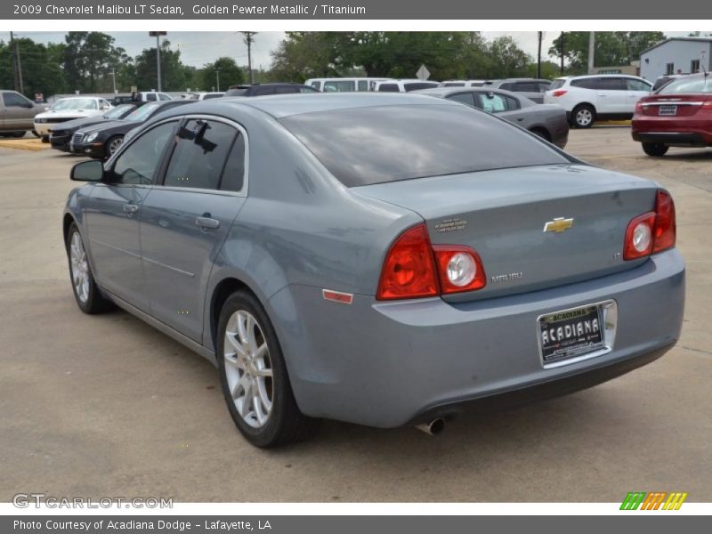 Golden Pewter Metallic / Titanium 2009 Chevrolet Malibu LT Sedan