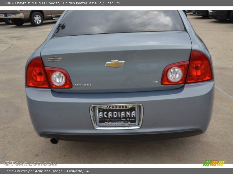 Golden Pewter Metallic / Titanium 2009 Chevrolet Malibu LT Sedan