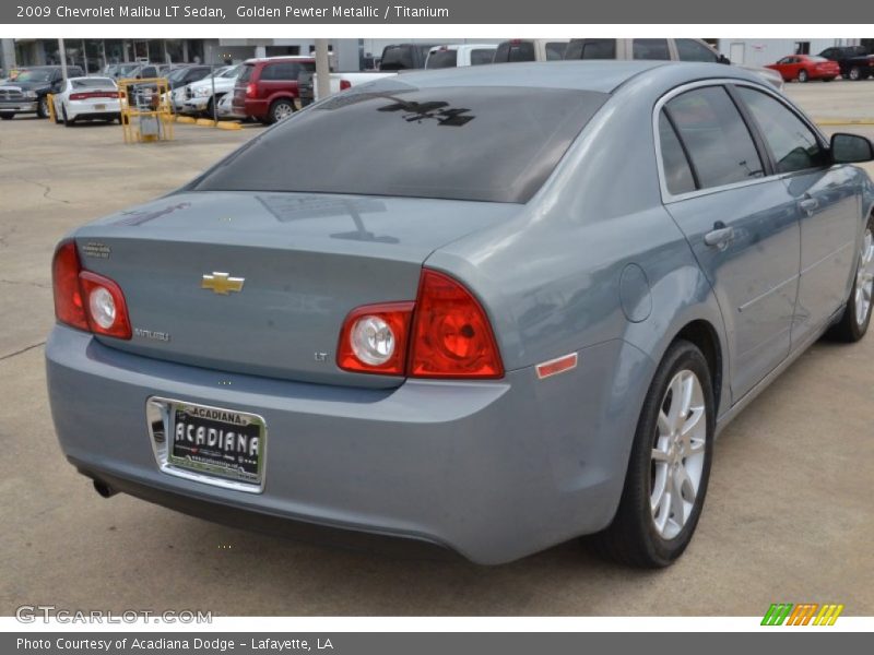 Golden Pewter Metallic / Titanium 2009 Chevrolet Malibu LT Sedan