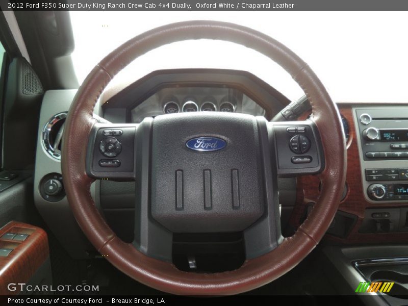  2012 F350 Super Duty King Ranch Crew Cab 4x4 Dually Steering Wheel