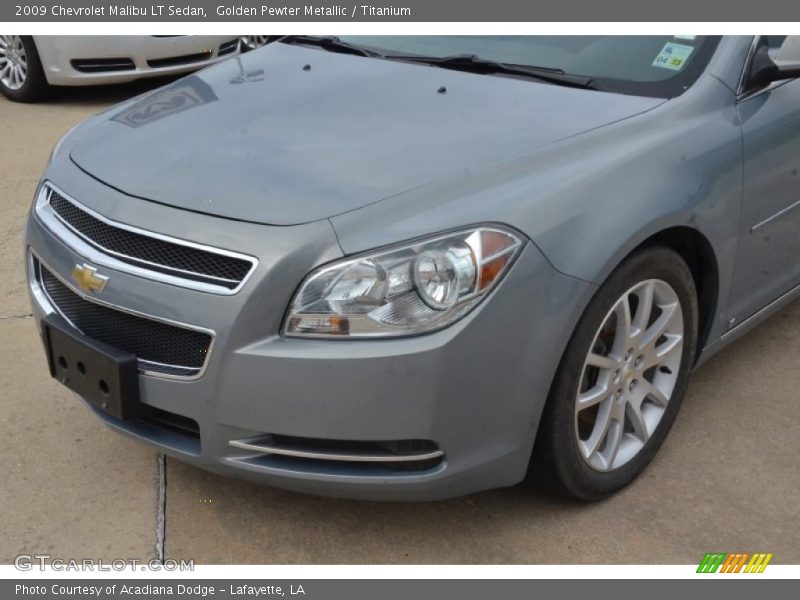 Golden Pewter Metallic / Titanium 2009 Chevrolet Malibu LT Sedan
