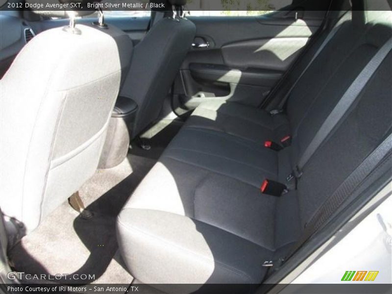 Bright Silver Metallic / Black 2012 Dodge Avenger SXT