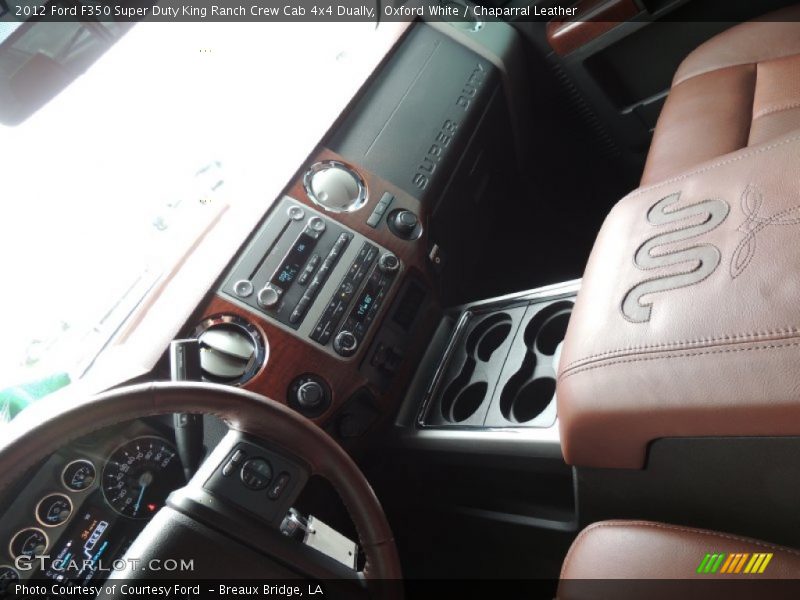 Oxford White / Chaparral Leather 2012 Ford F350 Super Duty King Ranch Crew Cab 4x4 Dually