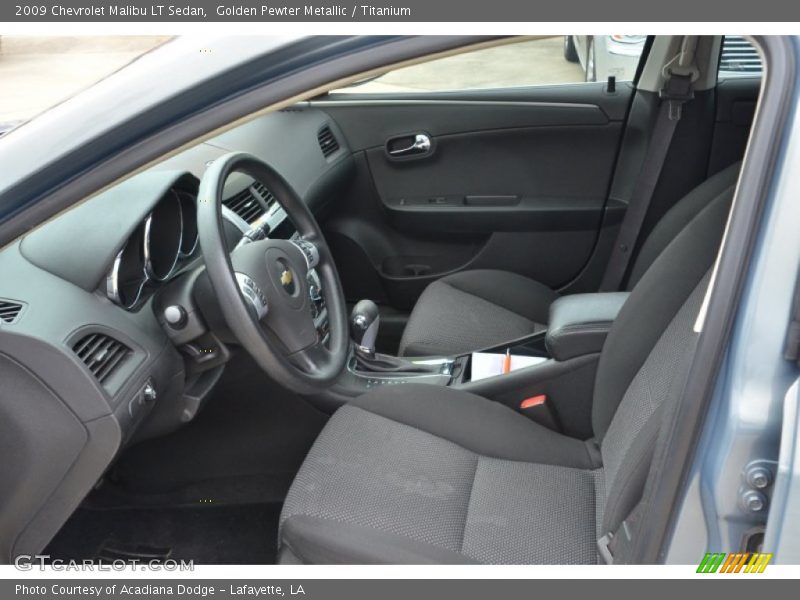 Golden Pewter Metallic / Titanium 2009 Chevrolet Malibu LT Sedan