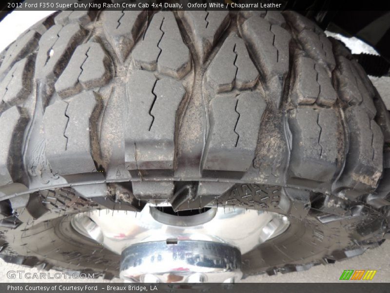 Oxford White / Chaparral Leather 2012 Ford F350 Super Duty King Ranch Crew Cab 4x4 Dually