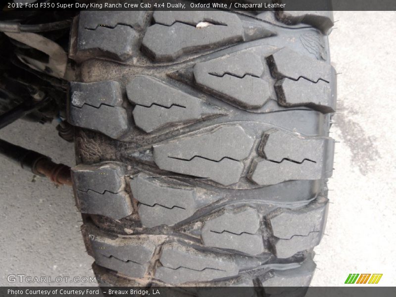 Oxford White / Chaparral Leather 2012 Ford F350 Super Duty King Ranch Crew Cab 4x4 Dually