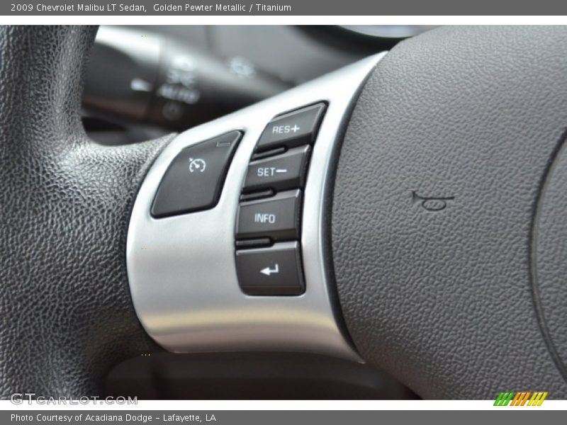 Golden Pewter Metallic / Titanium 2009 Chevrolet Malibu LT Sedan