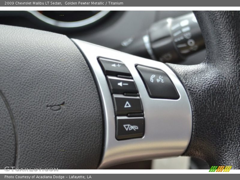 Golden Pewter Metallic / Titanium 2009 Chevrolet Malibu LT Sedan