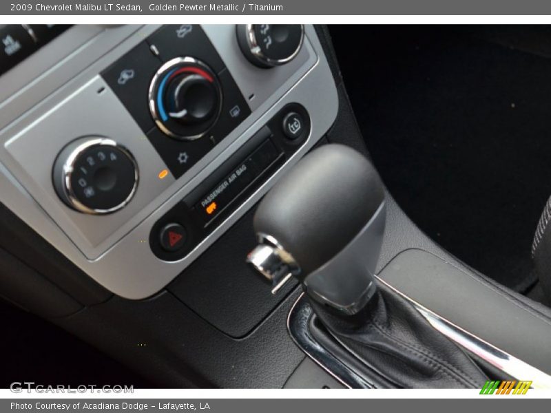 Golden Pewter Metallic / Titanium 2009 Chevrolet Malibu LT Sedan