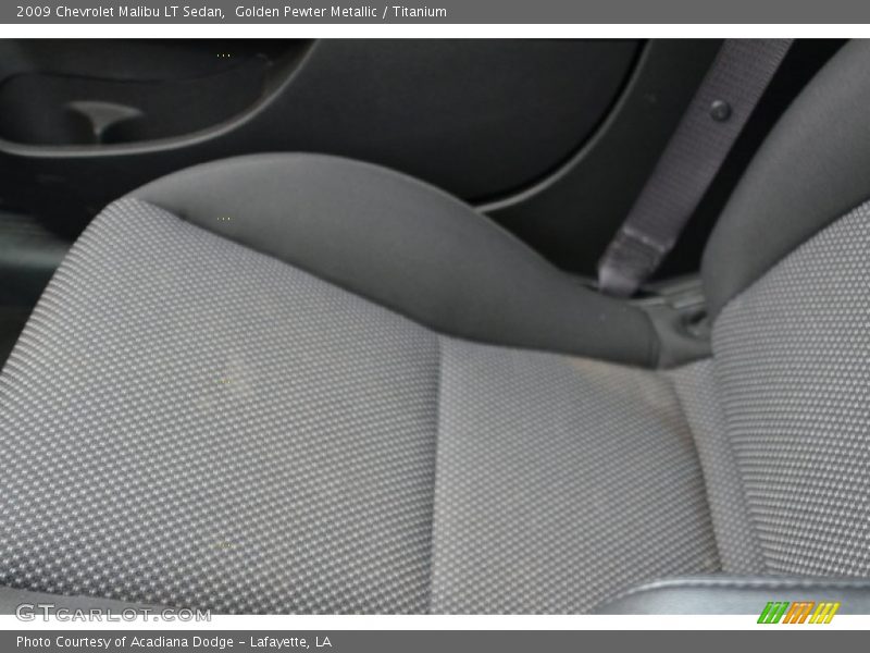 Golden Pewter Metallic / Titanium 2009 Chevrolet Malibu LT Sedan