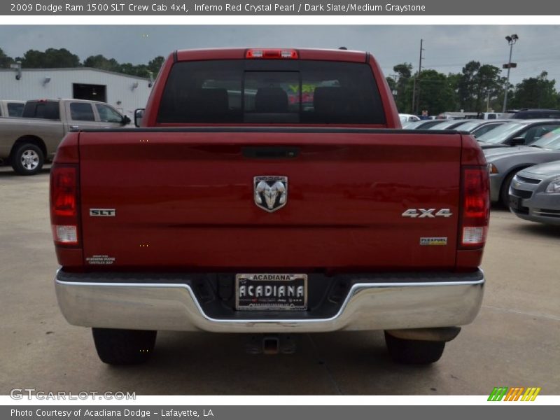 Inferno Red Crystal Pearl / Dark Slate/Medium Graystone 2009 Dodge Ram 1500 SLT Crew Cab 4x4