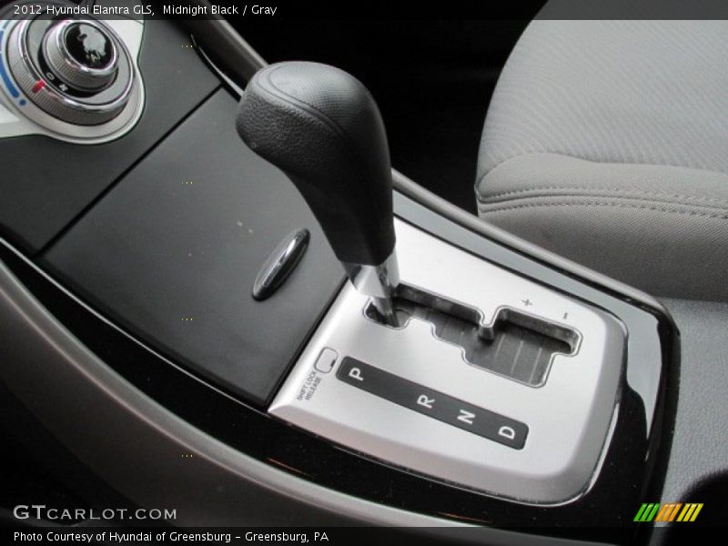 Midnight Black / Gray 2012 Hyundai Elantra GLS