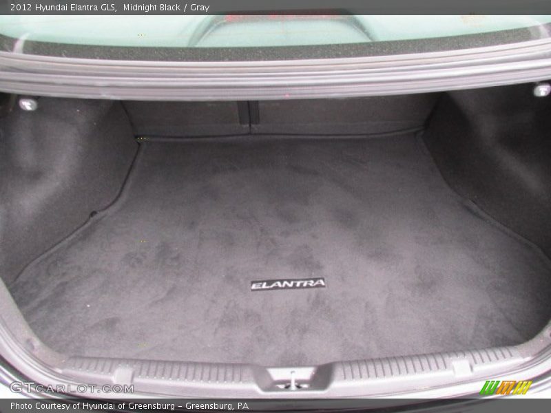Midnight Black / Gray 2012 Hyundai Elantra GLS