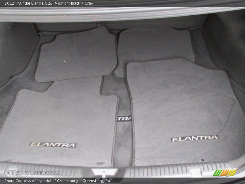 Midnight Black / Gray 2012 Hyundai Elantra GLS