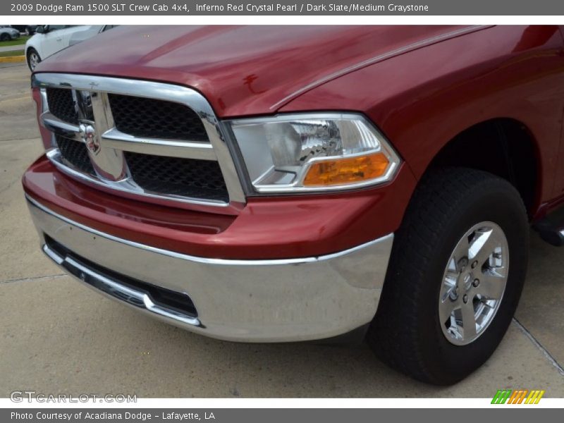 Inferno Red Crystal Pearl / Dark Slate/Medium Graystone 2009 Dodge Ram 1500 SLT Crew Cab 4x4