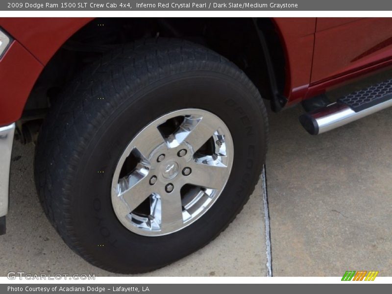 Inferno Red Crystal Pearl / Dark Slate/Medium Graystone 2009 Dodge Ram 1500 SLT Crew Cab 4x4