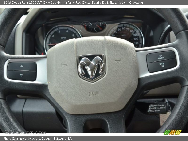 Inferno Red Crystal Pearl / Dark Slate/Medium Graystone 2009 Dodge Ram 1500 SLT Crew Cab 4x4