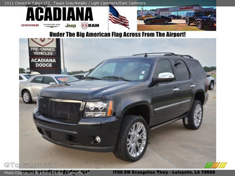 Taupe Gray Metallic / Light Cashmere/Dark Cashmere 2011 Chevrolet Tahoe LTZ
