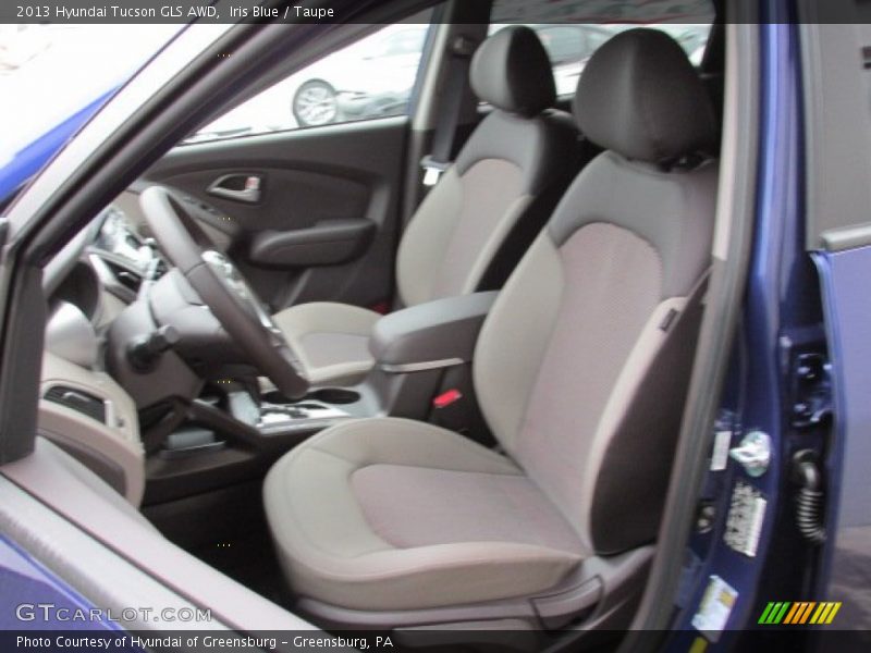 Iris Blue / Taupe 2013 Hyundai Tucson GLS AWD