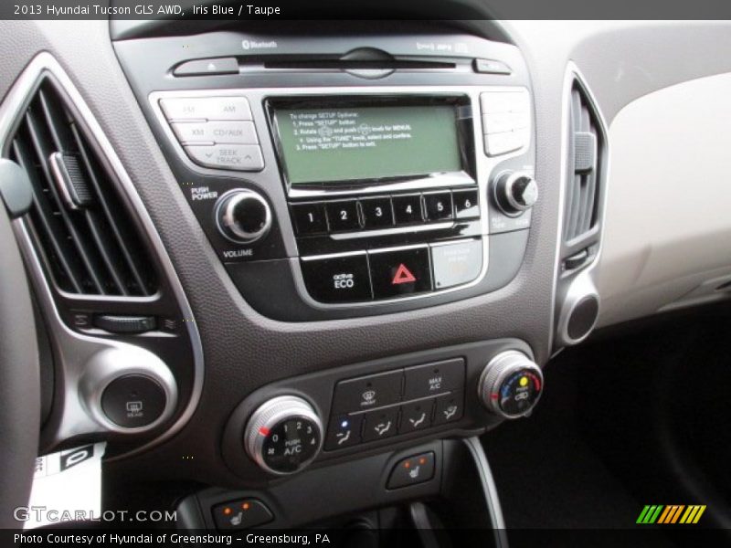 Iris Blue / Taupe 2013 Hyundai Tucson GLS AWD