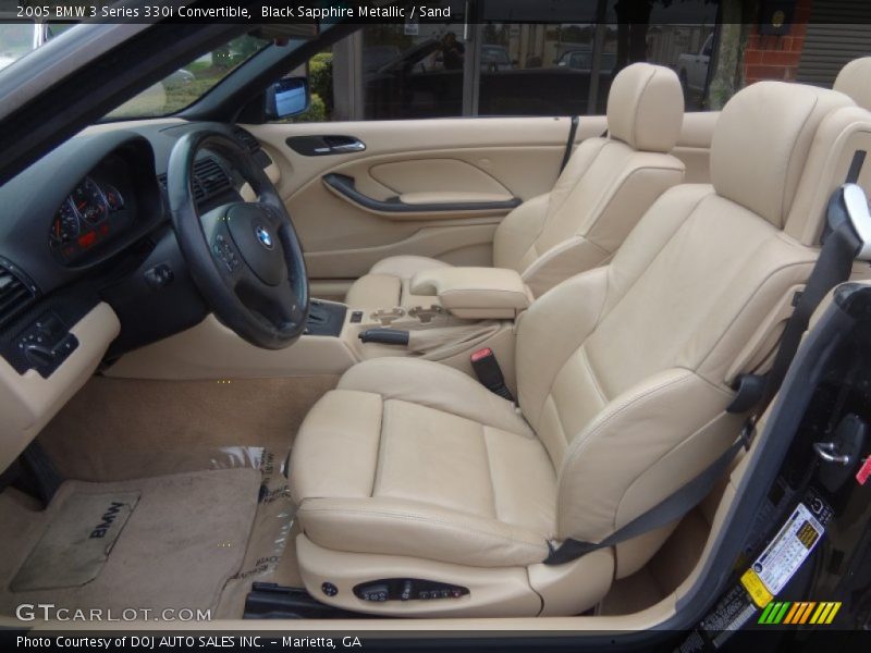  2005 3 Series 330i Convertible Sand Interior