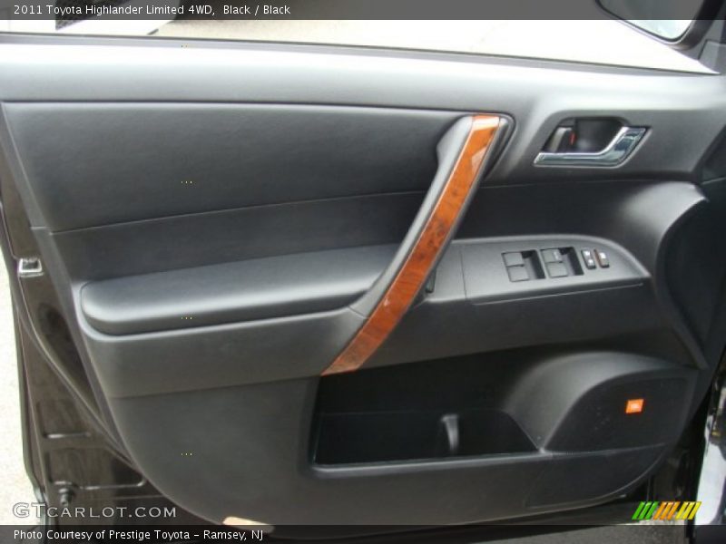 Black / Black 2011 Toyota Highlander Limited 4WD