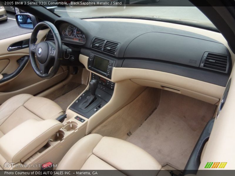 Black Sapphire Metallic / Sand 2005 BMW 3 Series 330i Convertible