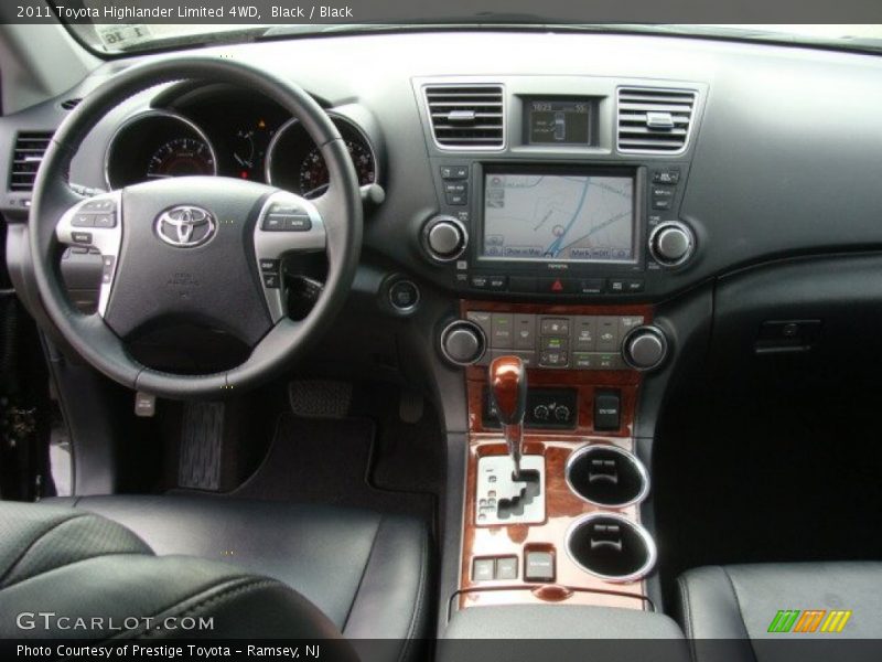 Black / Black 2011 Toyota Highlander Limited 4WD