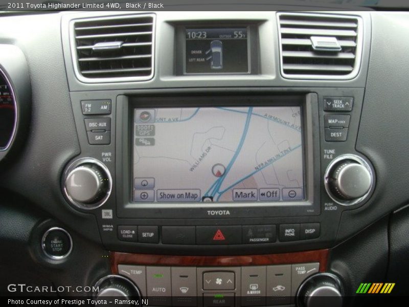 Black / Black 2011 Toyota Highlander Limited 4WD