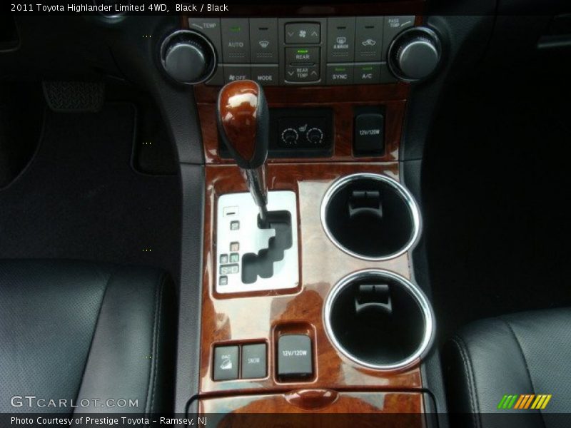 Black / Black 2011 Toyota Highlander Limited 4WD