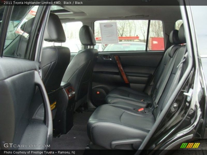 Black / Black 2011 Toyota Highlander Limited 4WD