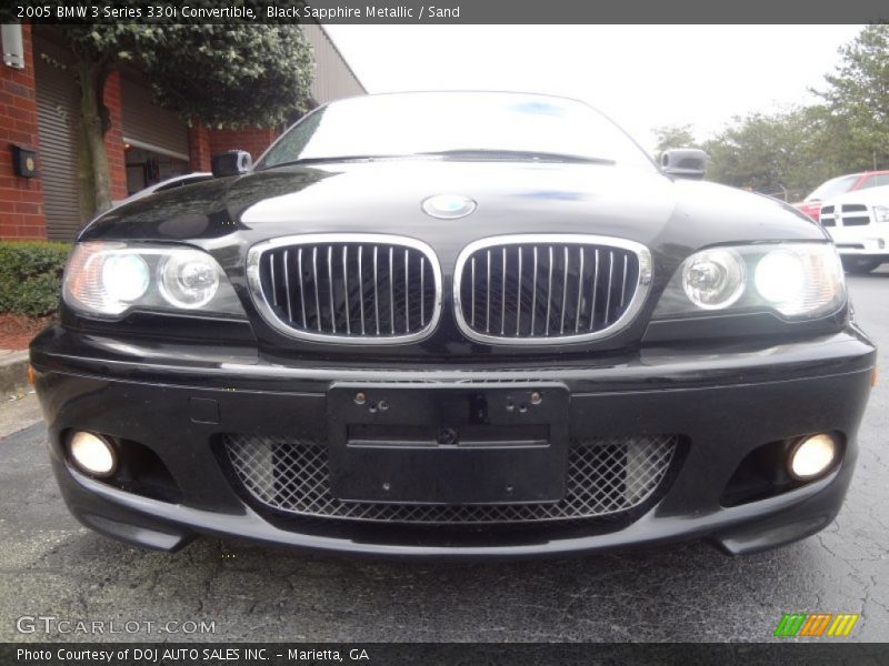 Black Sapphire Metallic / Sand 2005 BMW 3 Series 330i Convertible