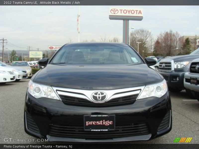 Attitude Black Metallic / Ash 2012 Toyota Camry LE