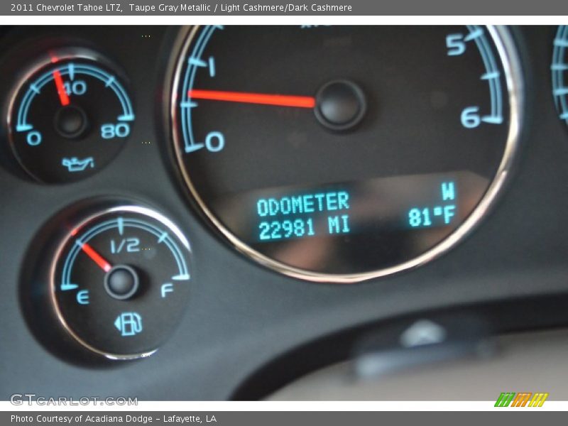 Taupe Gray Metallic / Light Cashmere/Dark Cashmere 2011 Chevrolet Tahoe LTZ