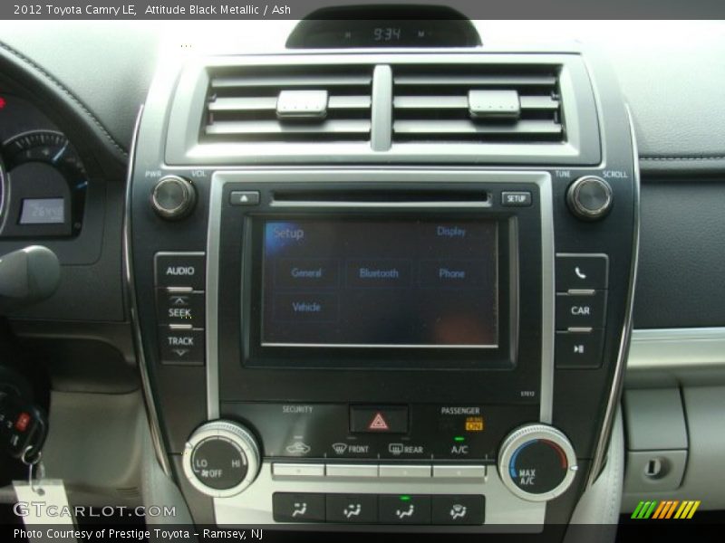 Attitude Black Metallic / Ash 2012 Toyota Camry LE
