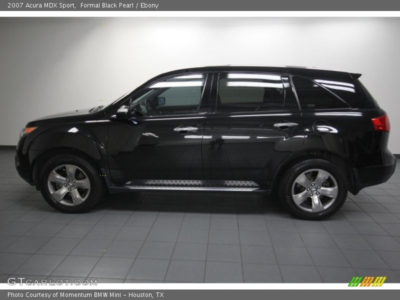 Formal Black Pearl / Ebony 2007 Acura MDX Sport