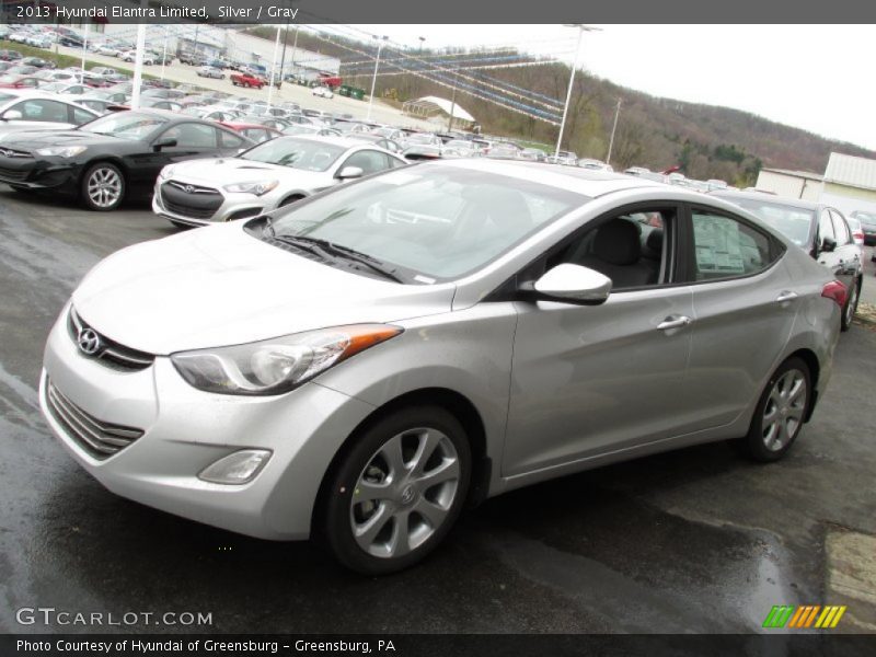 Silver / Gray 2013 Hyundai Elantra Limited