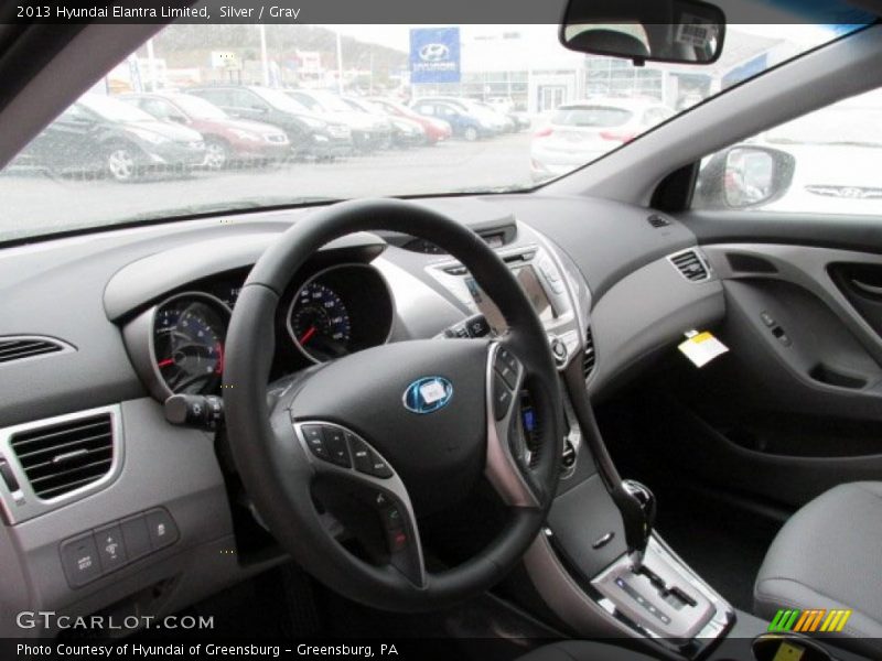 Silver / Gray 2013 Hyundai Elantra Limited