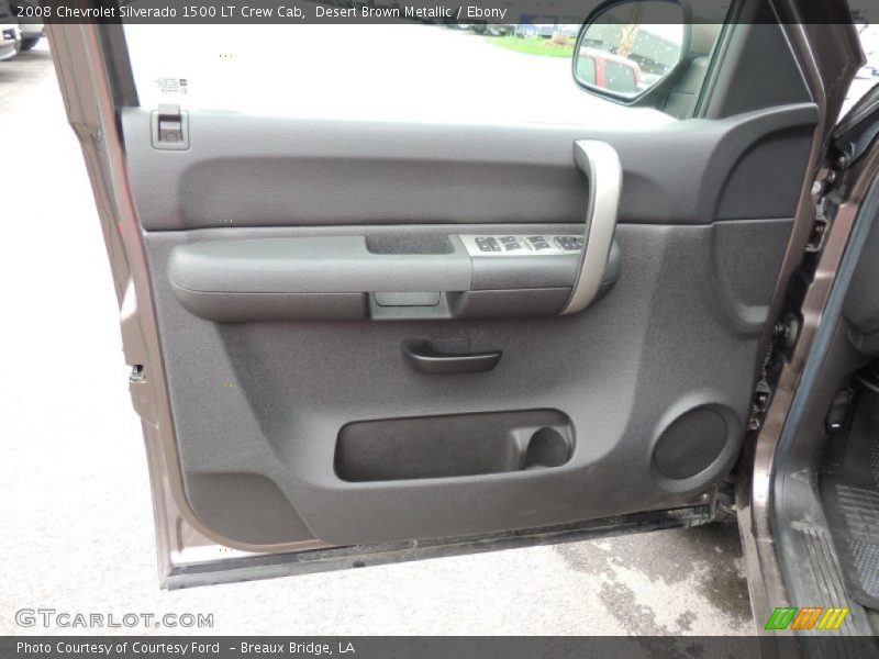 Desert Brown Metallic / Ebony 2008 Chevrolet Silverado 1500 LT Crew Cab