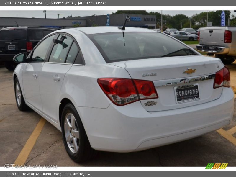 Summit White / Jet Black Leather 2011 Chevrolet Cruze LT