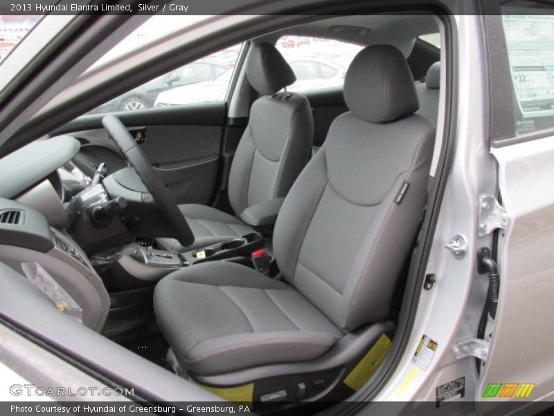 Silver / Gray 2013 Hyundai Elantra Limited