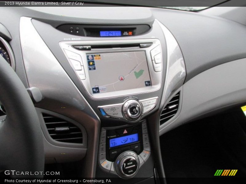 Silver / Gray 2013 Hyundai Elantra Limited