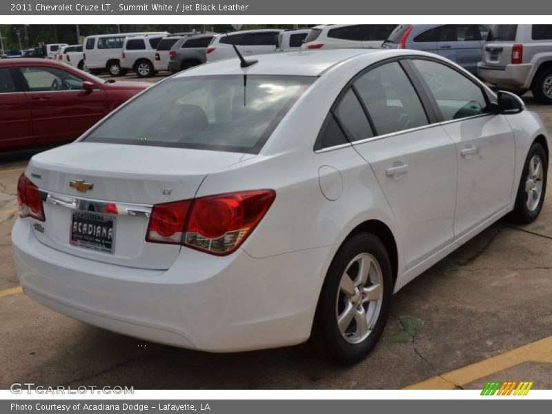 Summit White / Jet Black Leather 2011 Chevrolet Cruze LT
