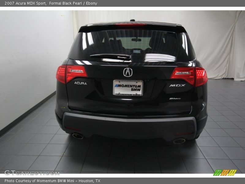 Formal Black Pearl / Ebony 2007 Acura MDX Sport