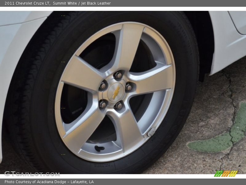 Summit White / Jet Black Leather 2011 Chevrolet Cruze LT
