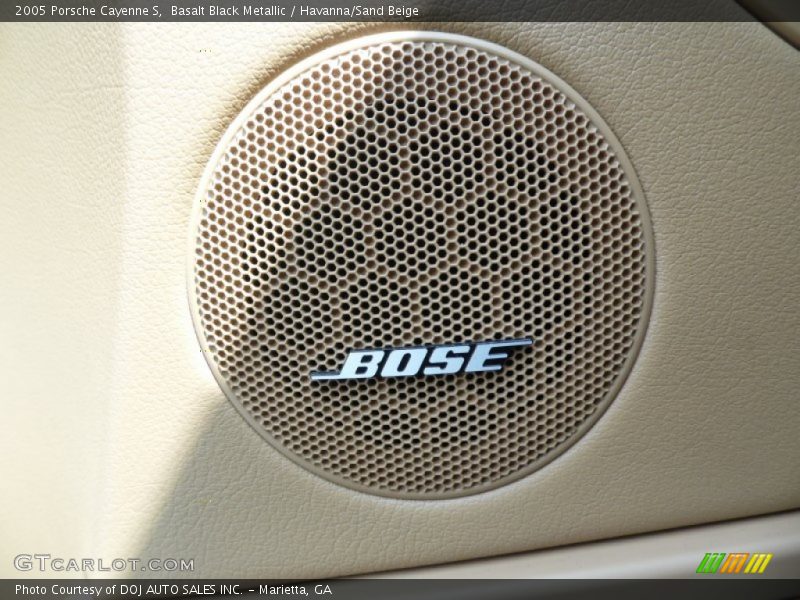 Basalt Black Metallic / Havanna/Sand Beige 2005 Porsche Cayenne S