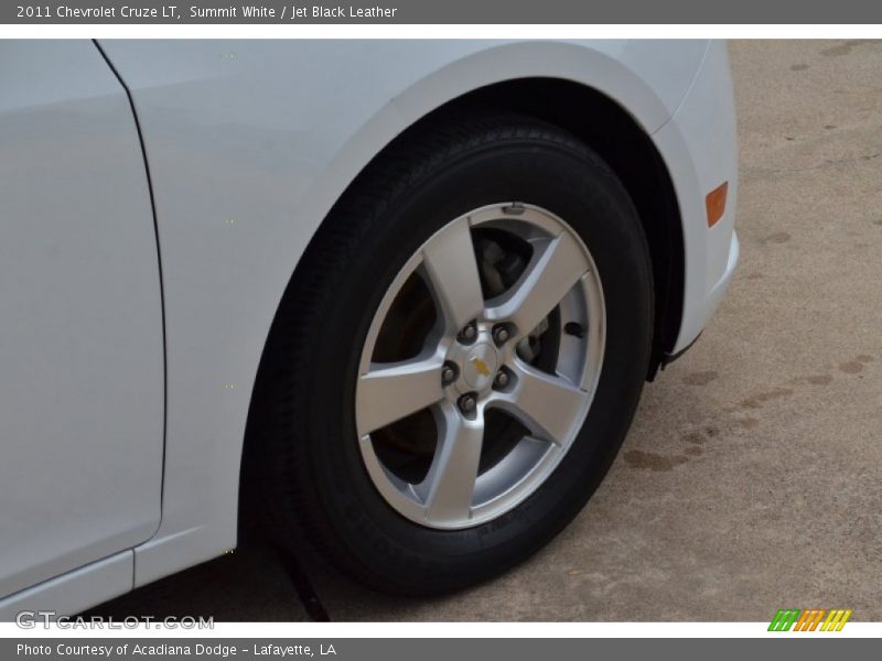 Summit White / Jet Black Leather 2011 Chevrolet Cruze LT