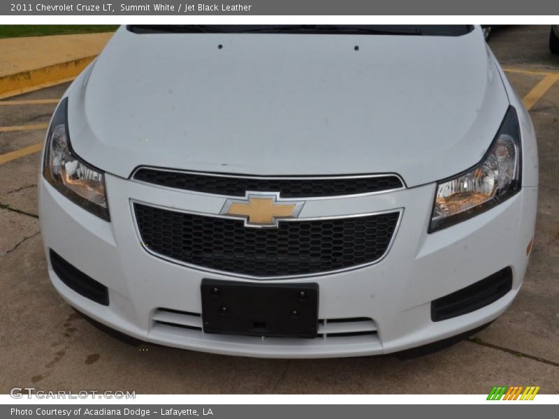 Summit White / Jet Black Leather 2011 Chevrolet Cruze LT