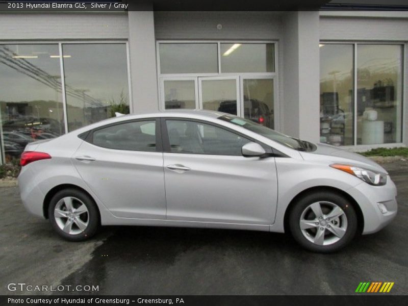 Silver / Gray 2013 Hyundai Elantra GLS